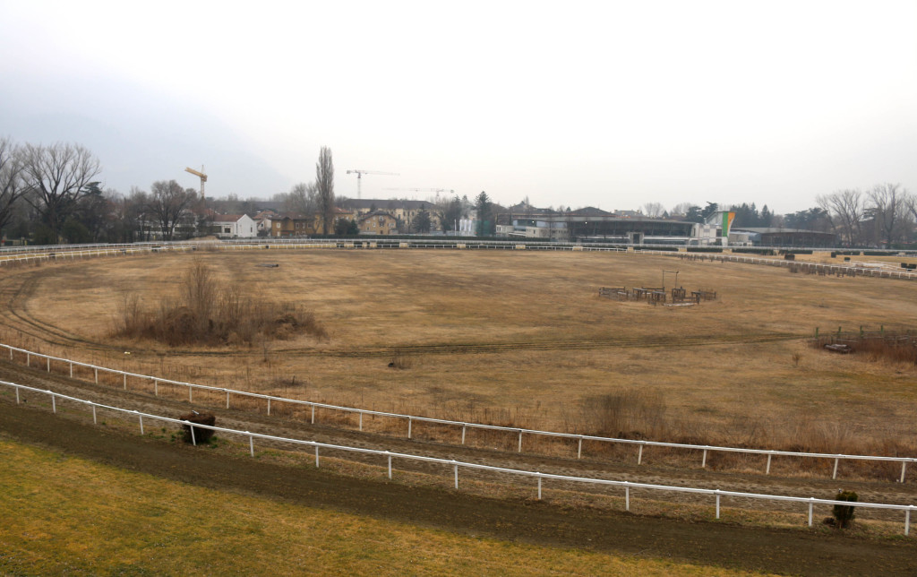 Der ehemalige Polo-Platz