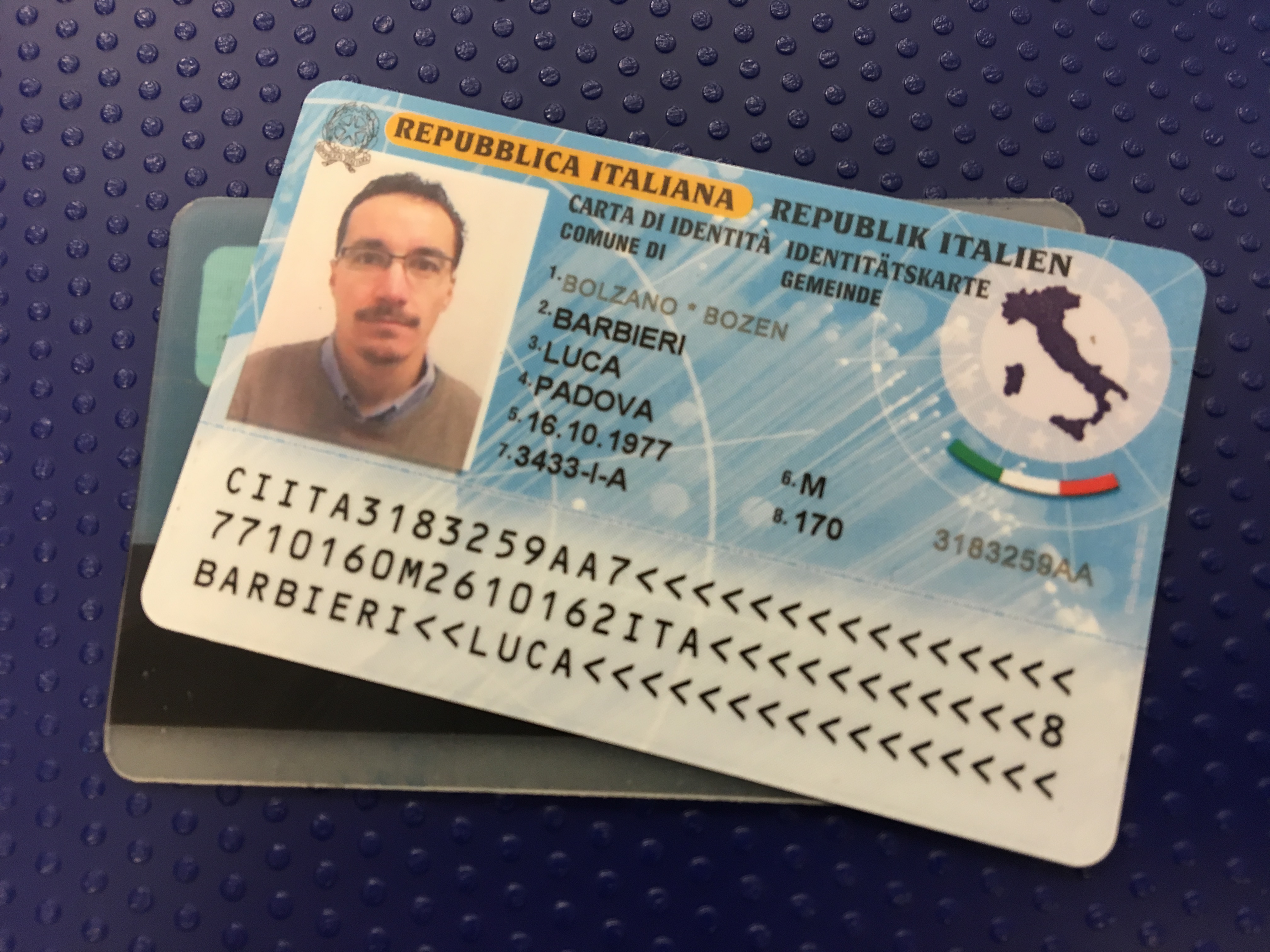 Numero carta d identità elettronica